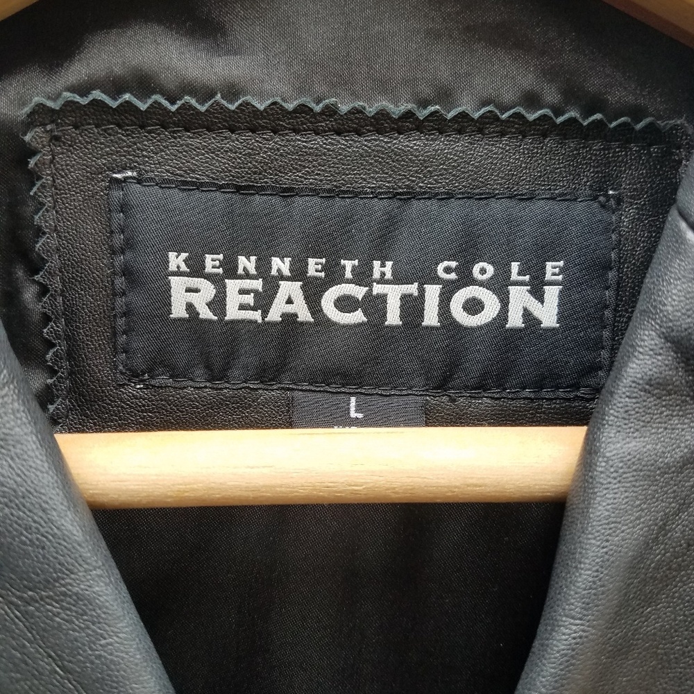 Kenneth Cole Reaction Leather Jacket - Picture 2 of 3